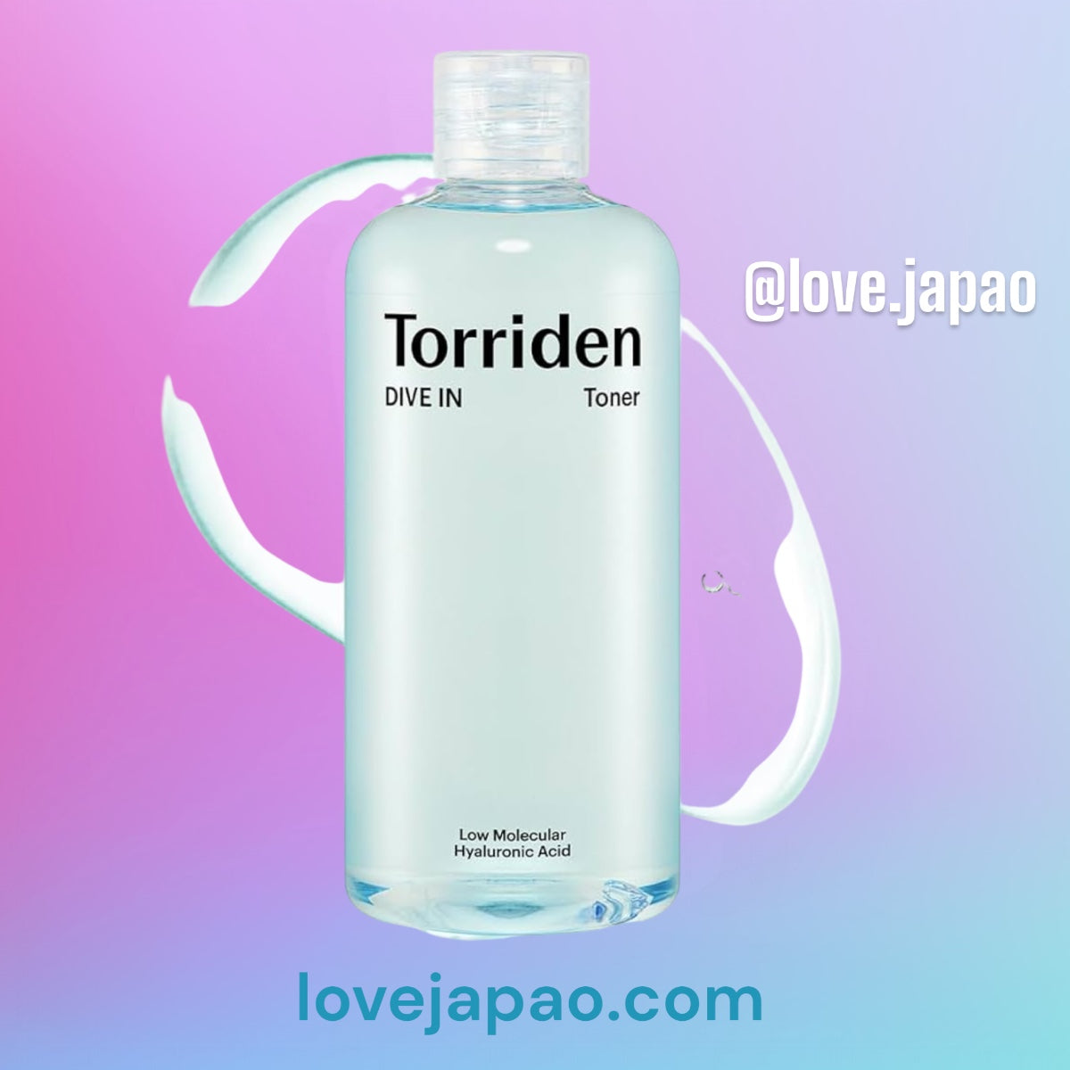 Torriden Dive In Low Molecular Hyaluronic Acid Toner, (300 ml) Toner de Ácido Hialurônico Torriden Dive In de Baixa Molecular, (300 ml)