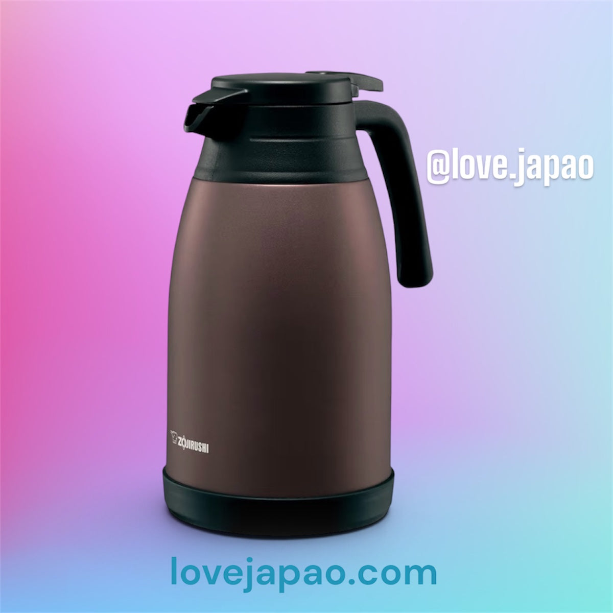 Jarra Térmica Zojirushi 1,5L em Aço Inox – SH-RA15-TA Marrom