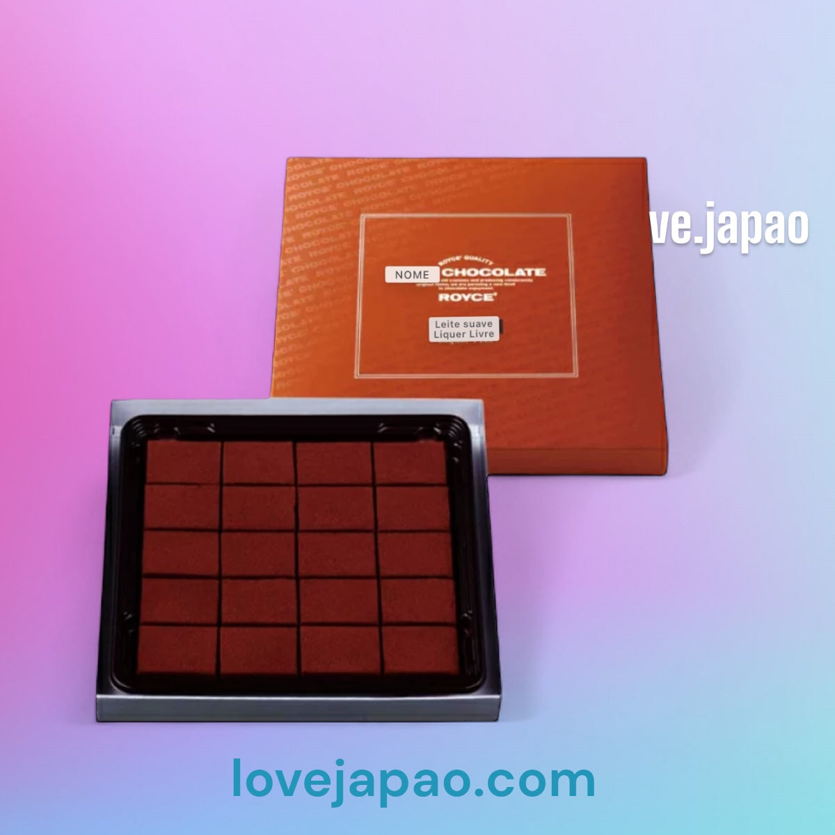 🍫 Royce’ Nama Chocolate – Mild Milk (Sem Licor) 20 peças na caixa