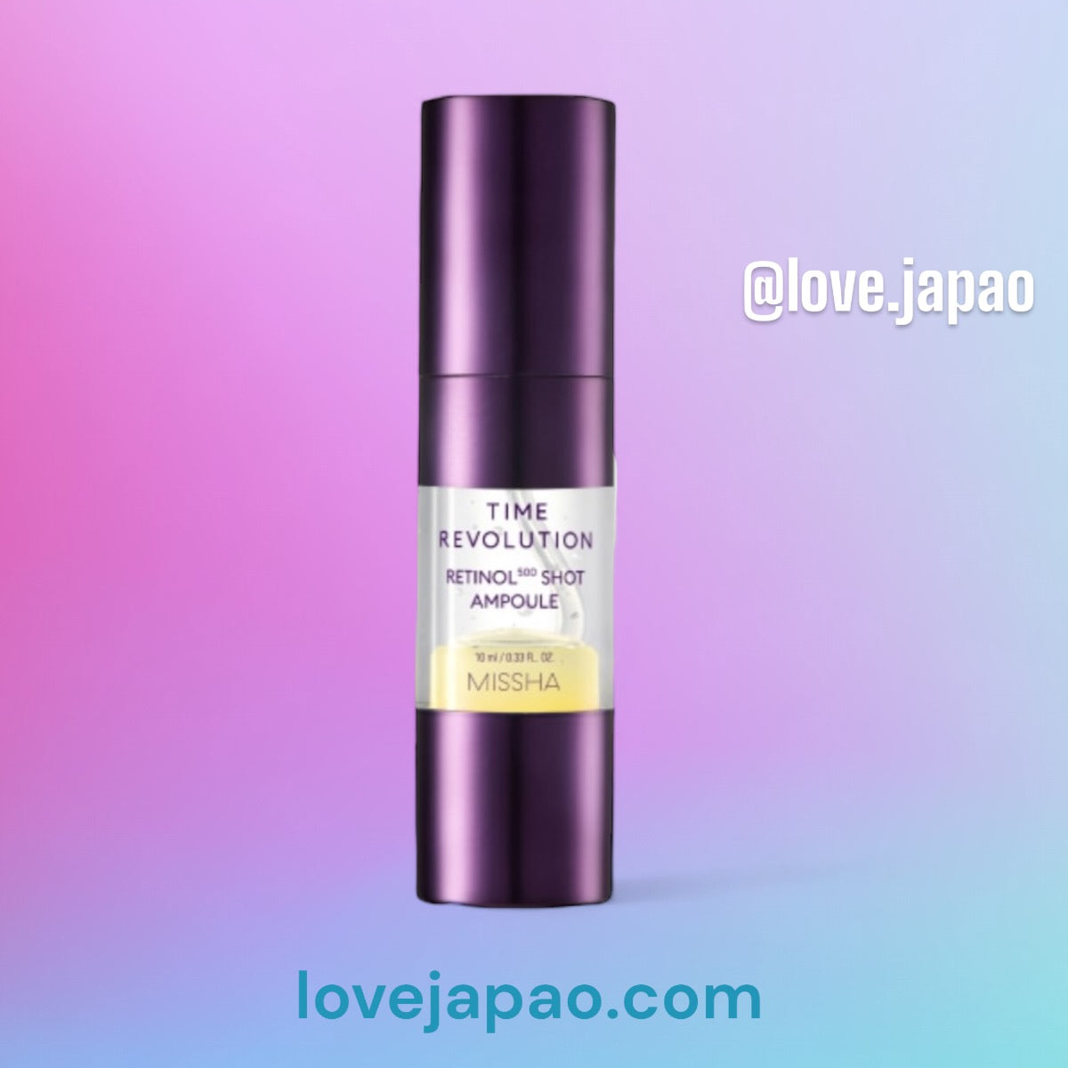 4本　ミシャTIME REVOLUTION RETINOL R8000 ショット Soro de Beleza Missha Time Revolution Retinol 500 Shot 10ml