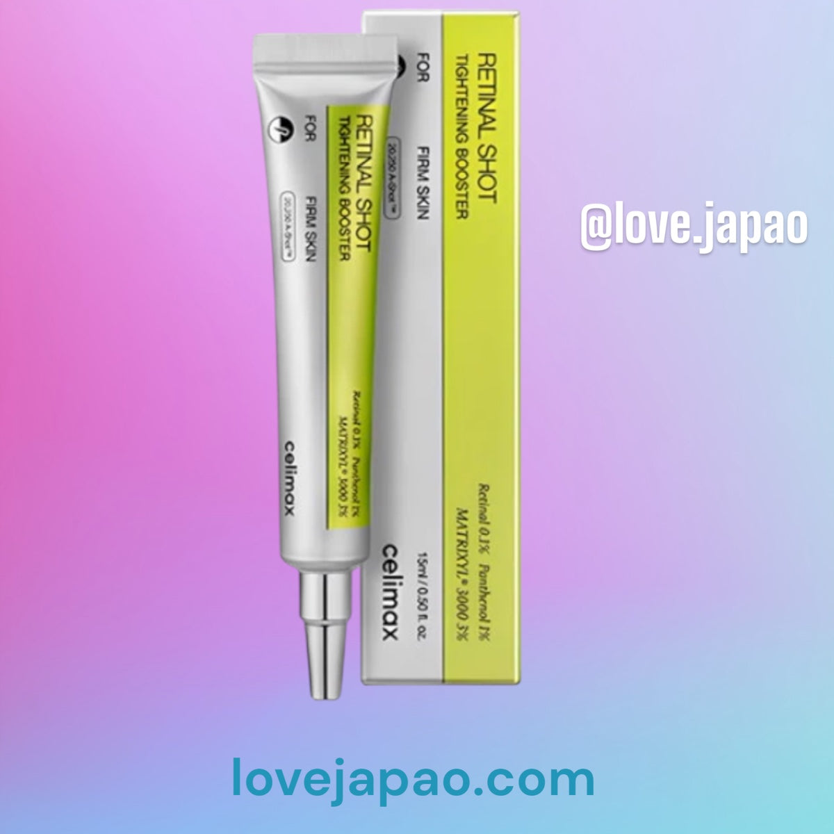Celimax Retinal Shot: Sérum Firmador Único de 15ml – LoveJapao
