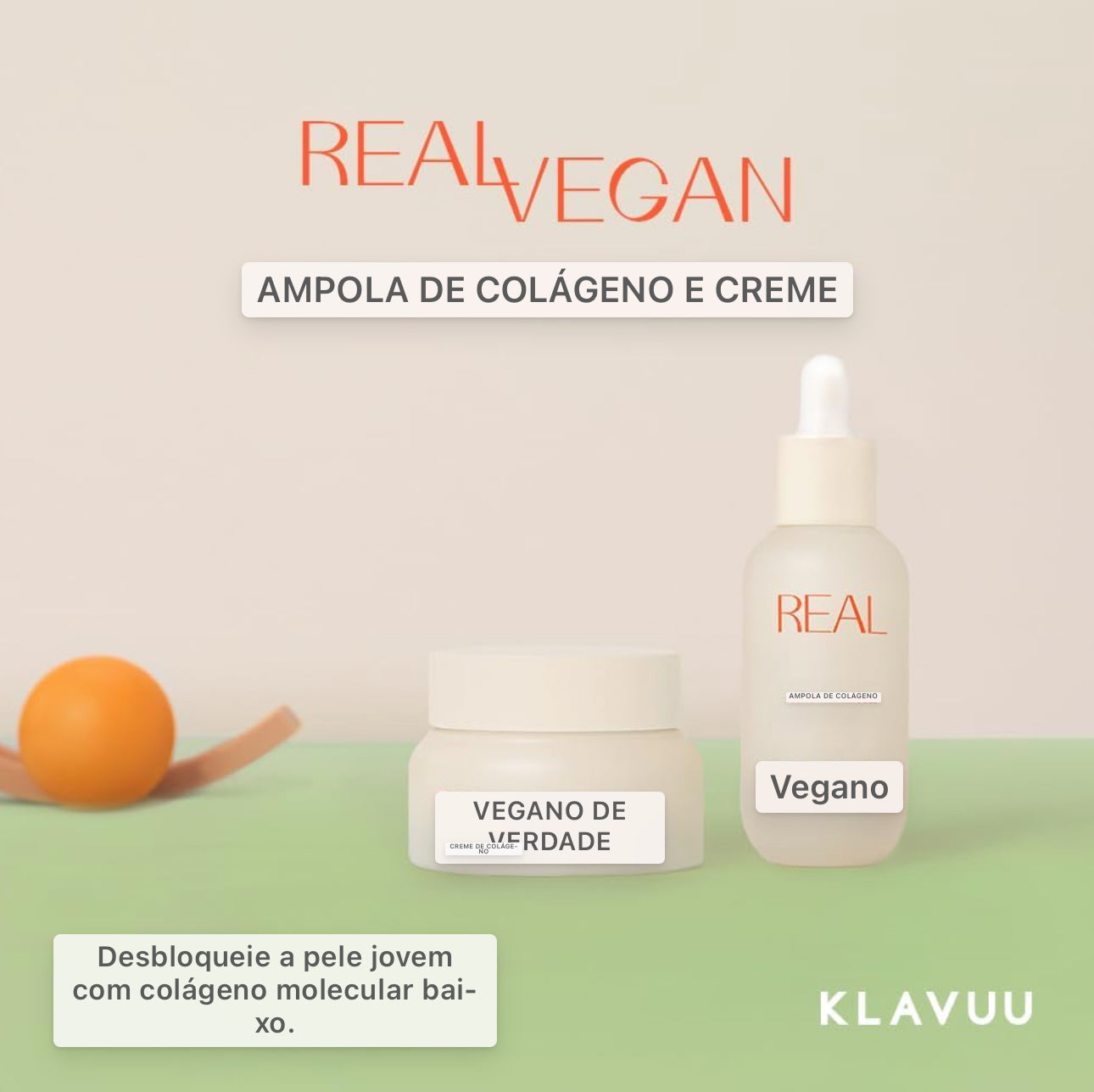 KLAVUU Real Vegan Collagen Ampoule, 30 ml