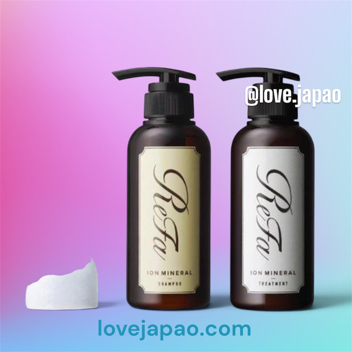 Kit ReFa Ion Care Shampoo 300ml + Tratamento 290g | Hidratação e Brilho