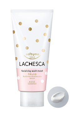 Kose Softymo Lachesca detergente viso all'argilla umido - sapone viso 130g