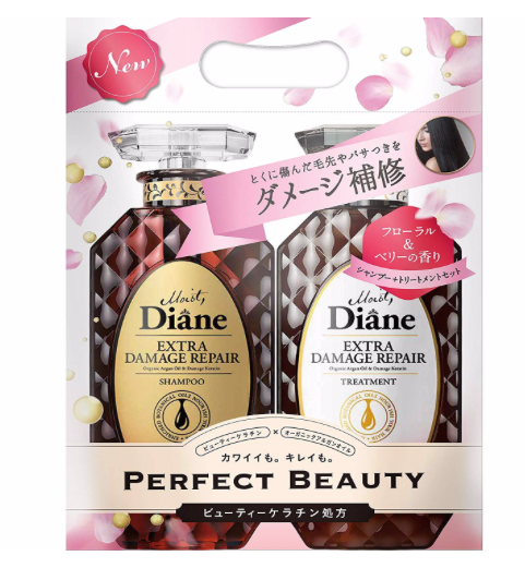 Shampoo + Condicionador Diane Extra Damage Care 450ml cada reparação cabelos