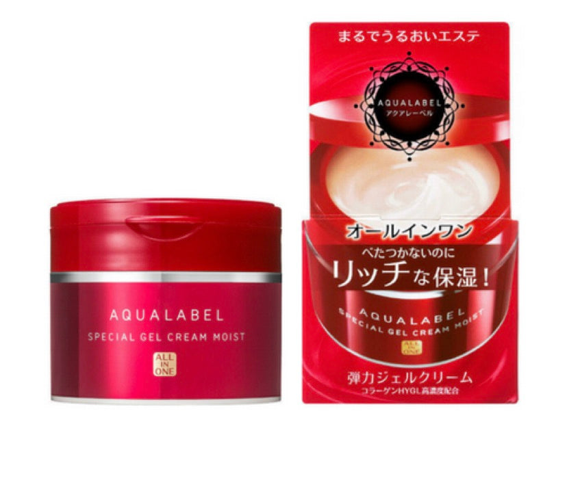 Shiseido AQUALABEL Special Gel Cream MOIST - All in One 90g tudo em 1 Aqua label