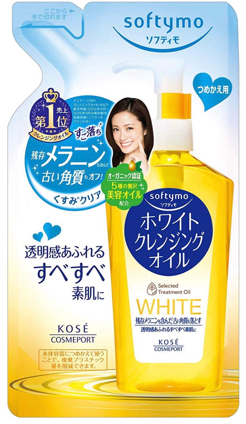 Kose Softymo White Cleansing Oil 200 ml REFILL