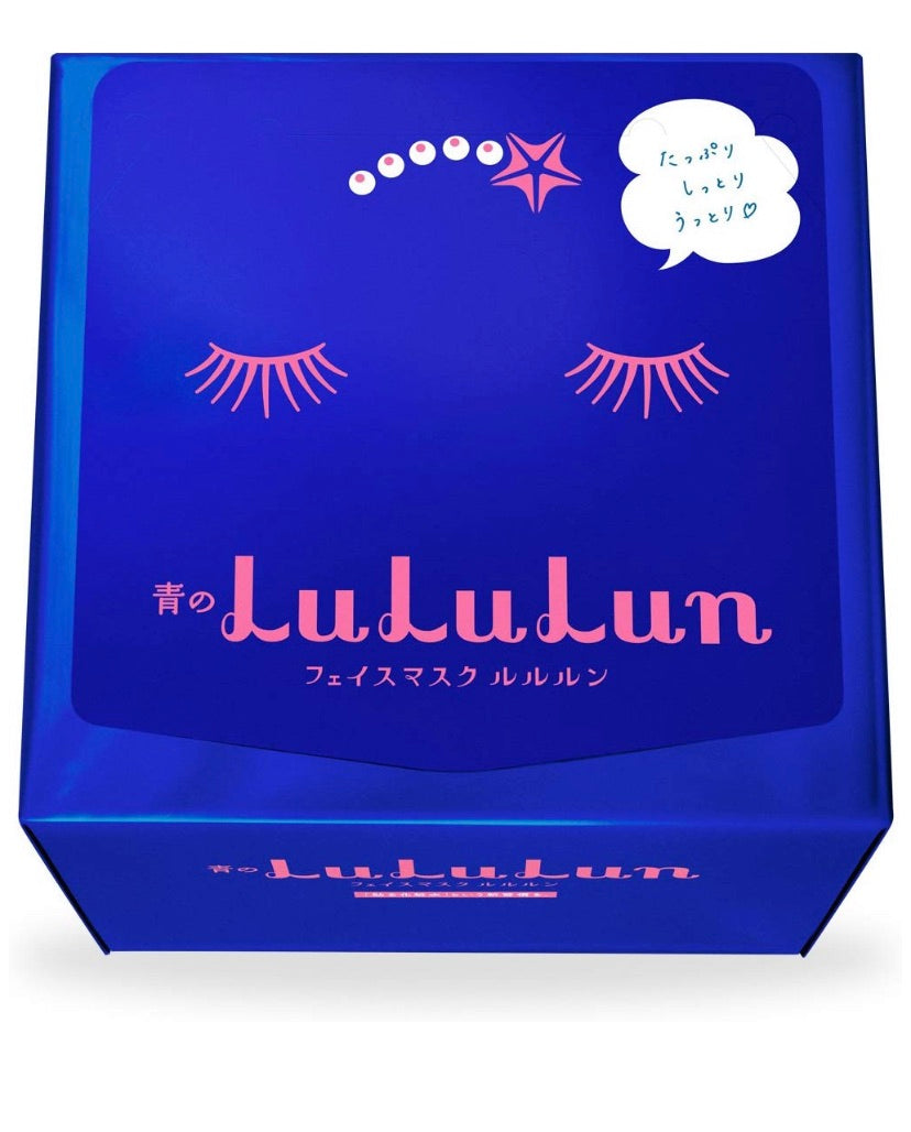 New Face Lululun Blue Facial Mask 32 pieces (Super Moisturizing)