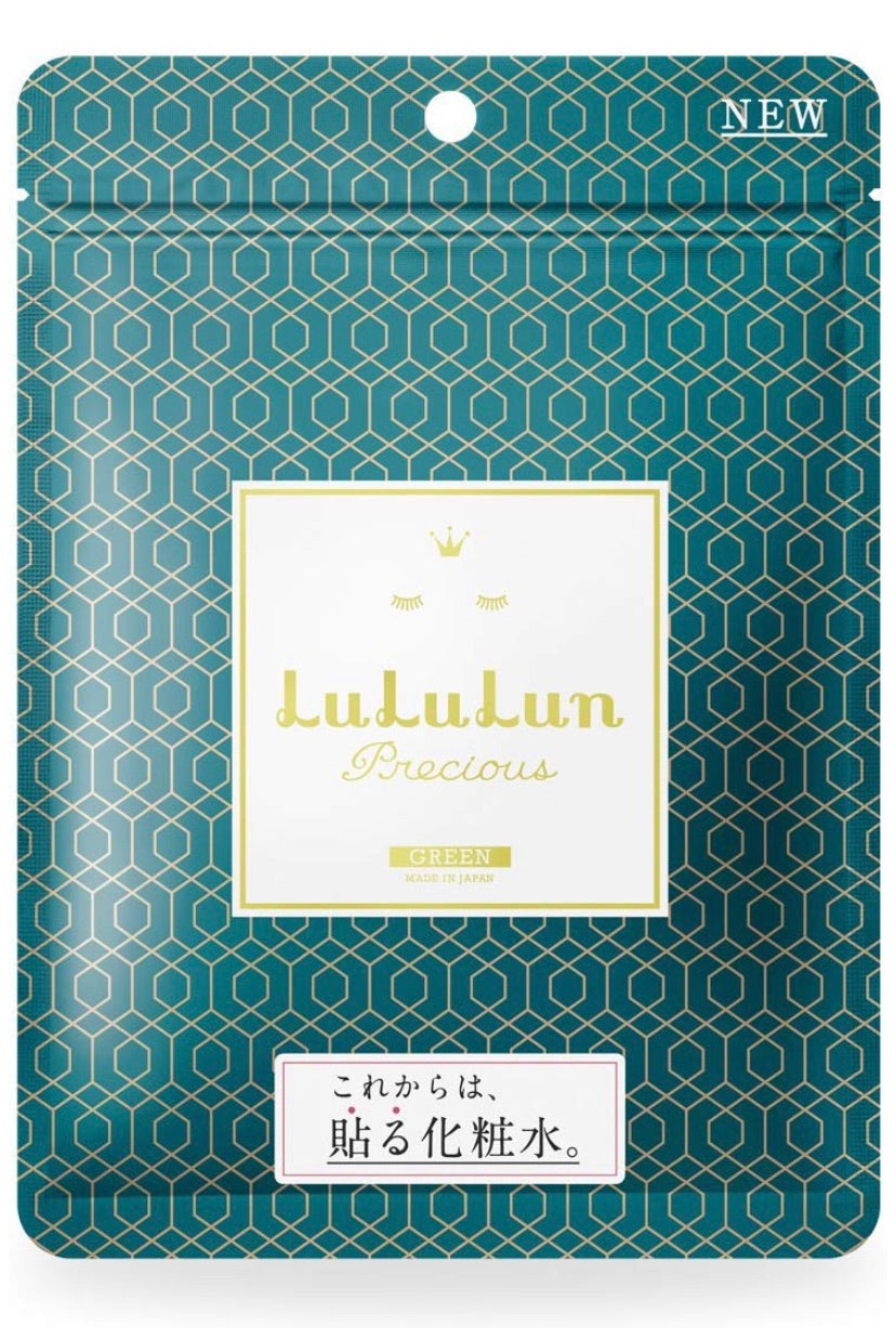 Lululun Precious Green 7 Mascarillas Faciales