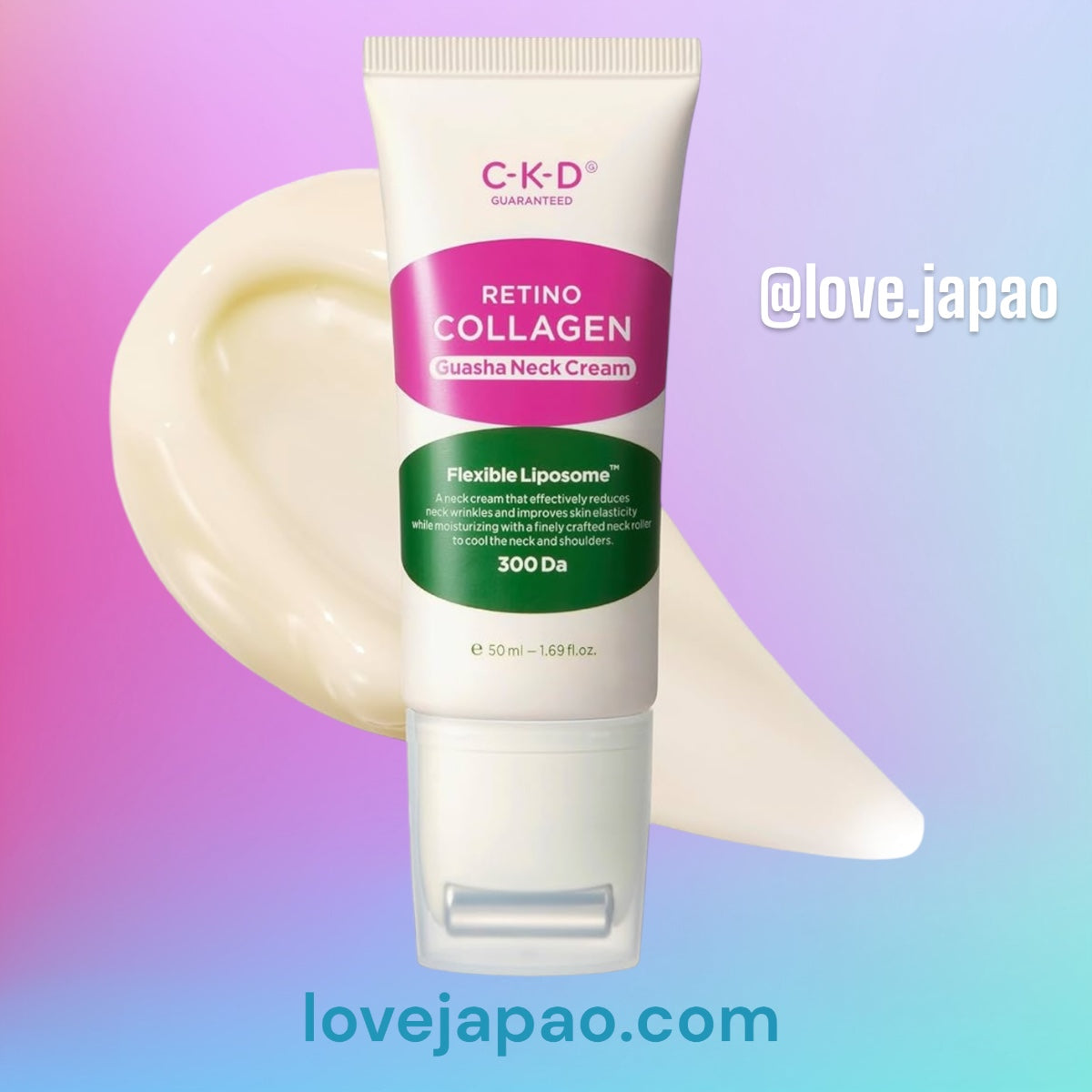 CKD Retino Collagen Low Molecule 300 Neck Cassa Cream (50 ml) creme para pescoço