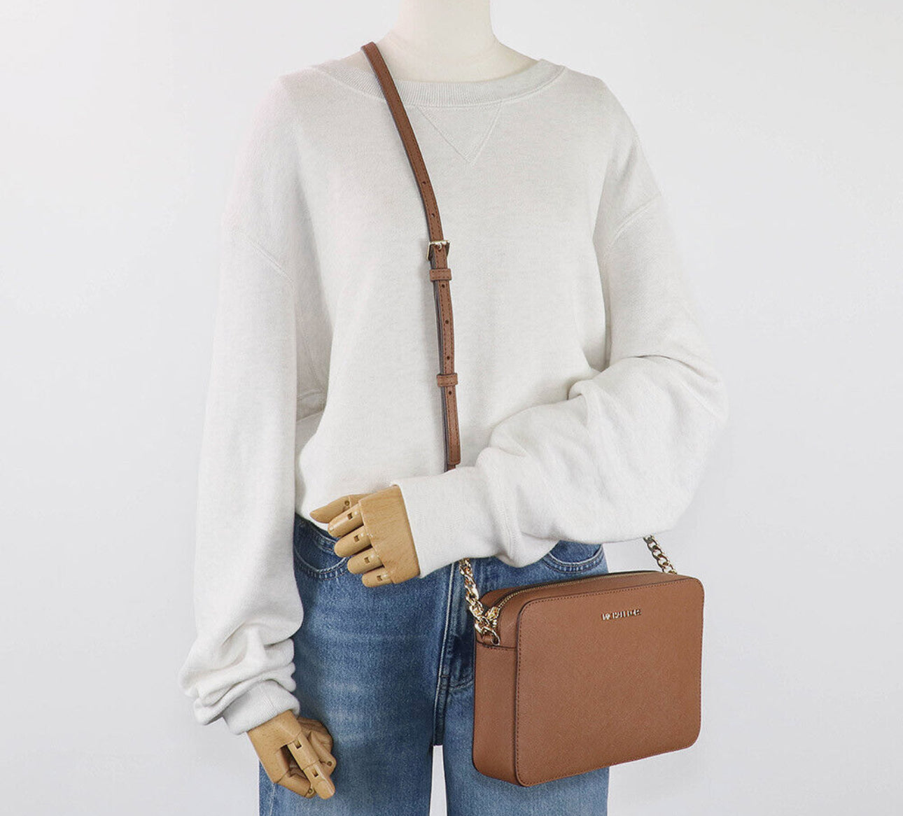 Bolsa Michael Kors Jet Set Crossbody Marrom - Estilo Único – LoveJapao