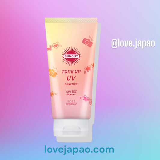 Kosé SUNCUT Tone Up UV Essence 80g pink