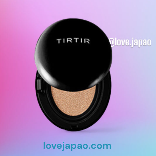 Cushion base Tirtir Mask Fit - mais de 9 milhões vendido no Japão - versão MINI - cobertura fina  SPF50 4.5g