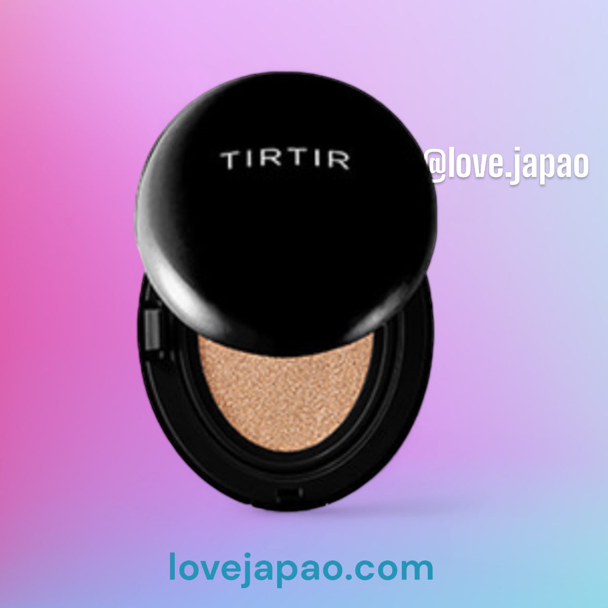 Cushion base Tirtir Mask Fit - mais de 9 milhões vendido no Japão - cobertura fina  SPF50 18g