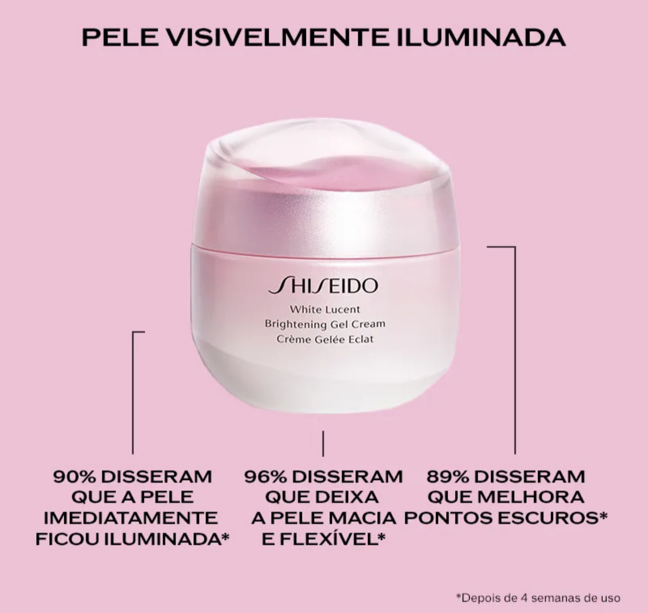 Shiseido White Lucent Brightening Gel Cream - Brightening Facial Moisturizing Gel 50ml