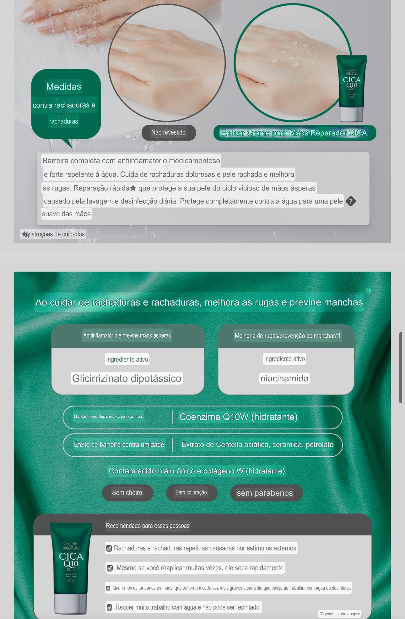 Creme de Mãos CICA Coenrich 60g - Reparação Única e Eficaz – LoveJapao