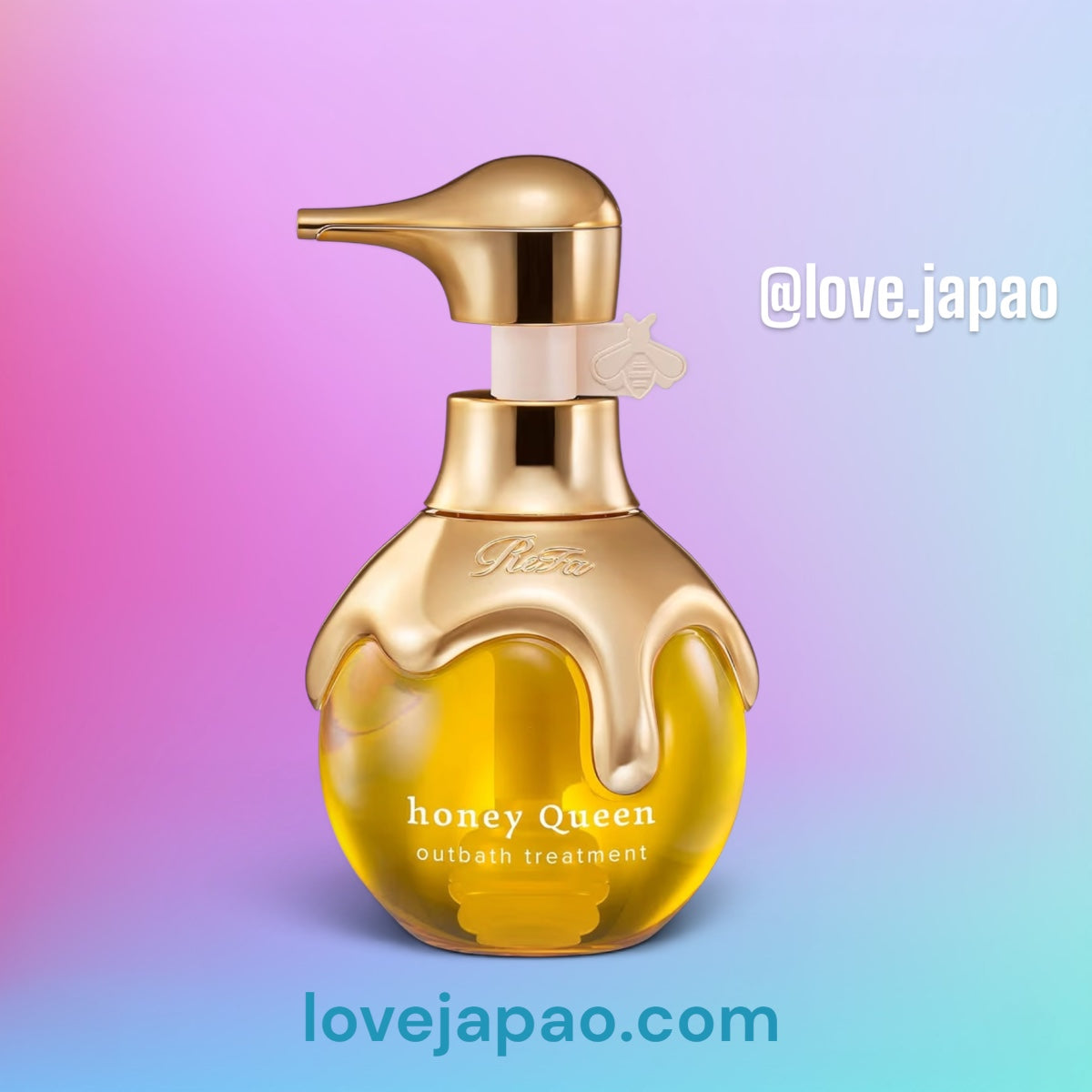 ReFa Honey Queen Outbath Treatment 130mL – Óleo Capilar Sem Enxágue com Mel