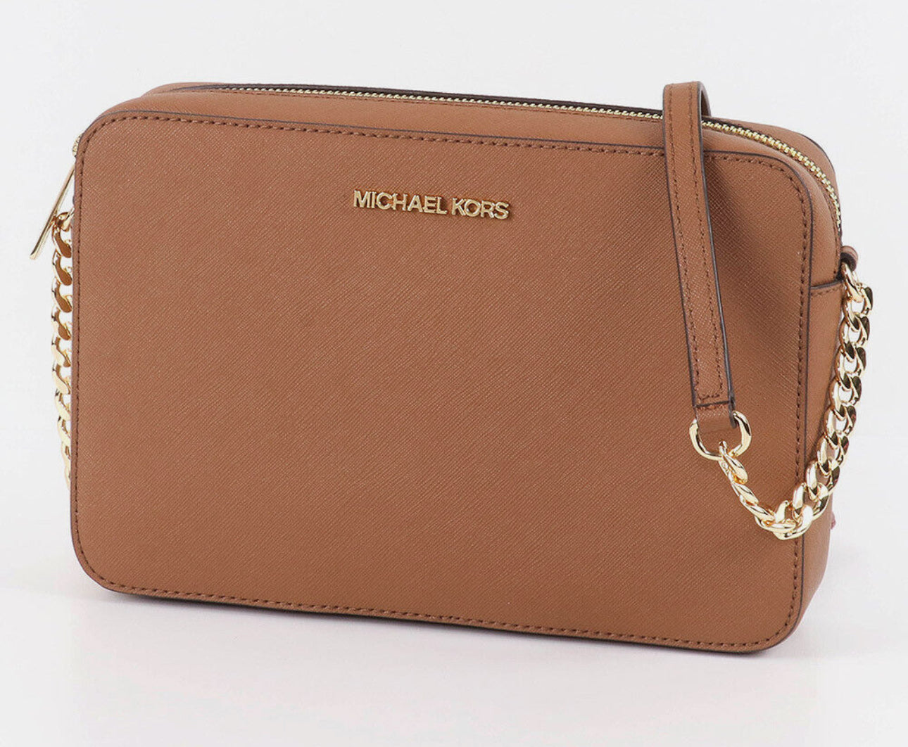 Bolsa Michael Kors jet set item lg ew crossbody 35T8GTTC9L brown