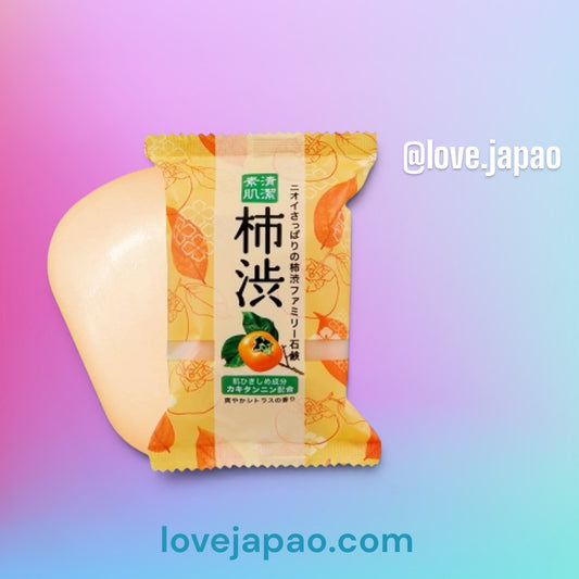 Kit Sabonete Japonês de Caqui Pelican Soap 80g – 2 Unidades
