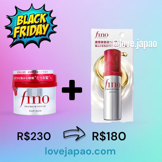 Black Friday Óleo de Cabelo Shiseido Fino Premium  Touch 70g +Máscara Fino