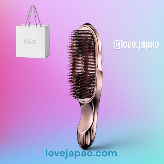 ReFa ION CARE BRUSH PREMIUM escova de cuidado capilar Rose Gold