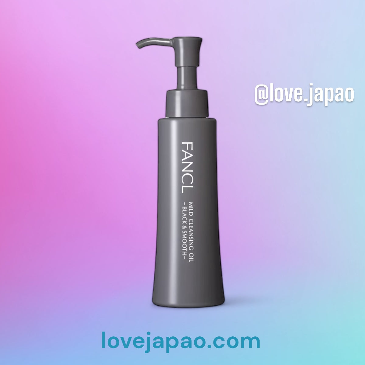 FANCL Óleo de Limpeza Suave, Preto e Suave, 120 mL x 1 Garrafa (Aprox. 60 Doses) demaquilante