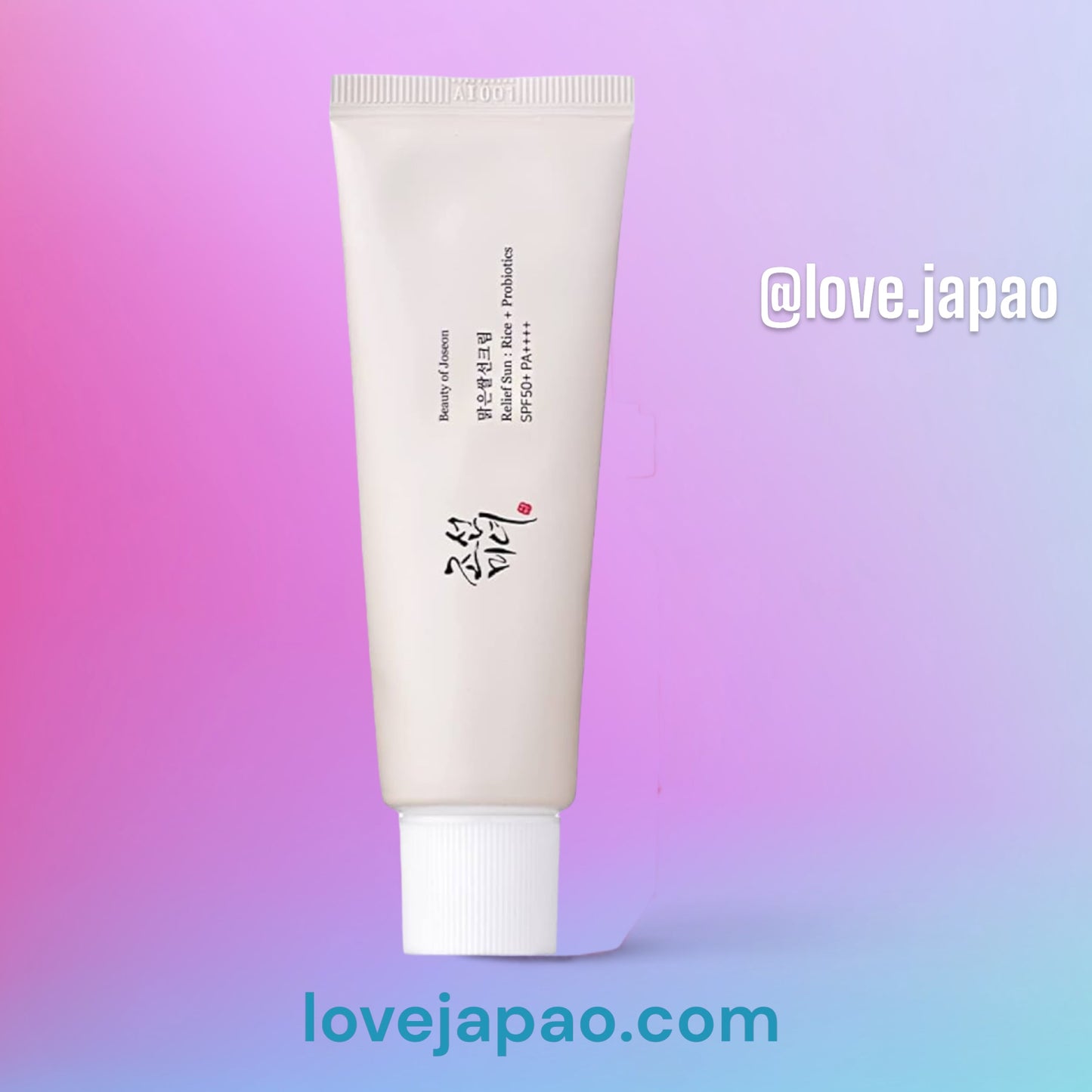 Beauty of JOSEON - Relief Sun: Arroz + Probióticos (SPF50+ PA++++) Protector solar coreano 50ml