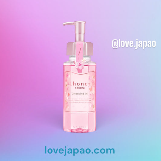 🌸 &honey Sakura Cleansing Oil – Óleo de Limpeza Facial 180ml