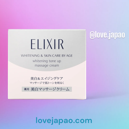 Shiseido Elixir Whitening & Skin Care by Age Whitening Tone Up Massage Cream Shiseido 100g