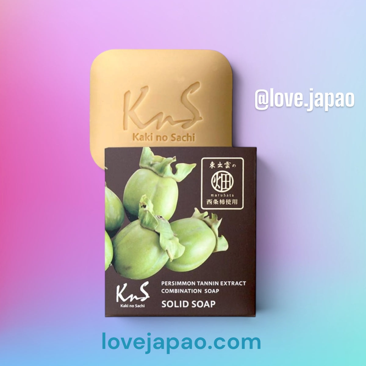 Sabonete Japonês de Caqui Kaki no Sachi KnS 110g – Controle de Odor Corporal
