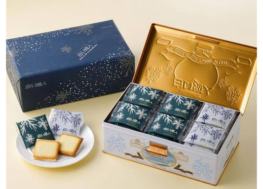 Shiroi Koibito 54 Peças Branco e Preto Ishiya Confeitaria Hokkaido Lembrança Biscoito de Chocolate Langue de Chat Presente Pedido Dia dos Namorados