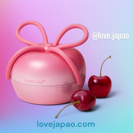 Medicube x FOREVER:CHERRY Ribbon Cherry Glass Hair Brush