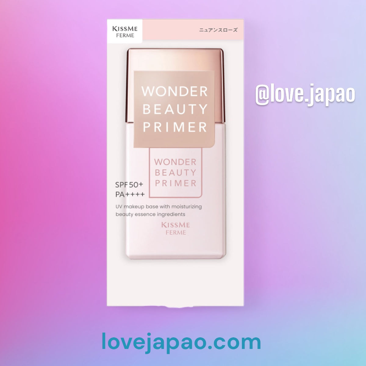 Isehan Kiss Me Ferm Wonder Beauty Primer SP 27ml SPF50+