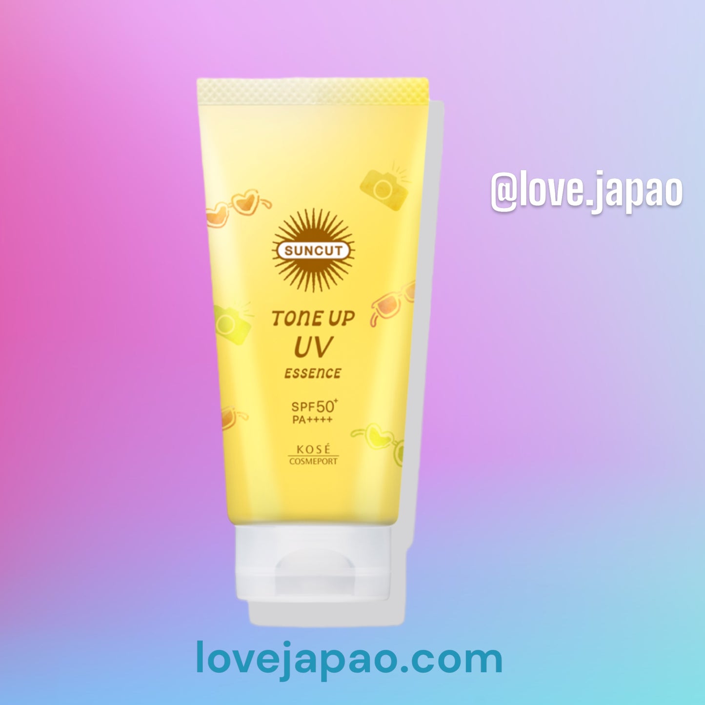 Kosé SUNCUT Tone Up Esencia UV 80g amarillo limón