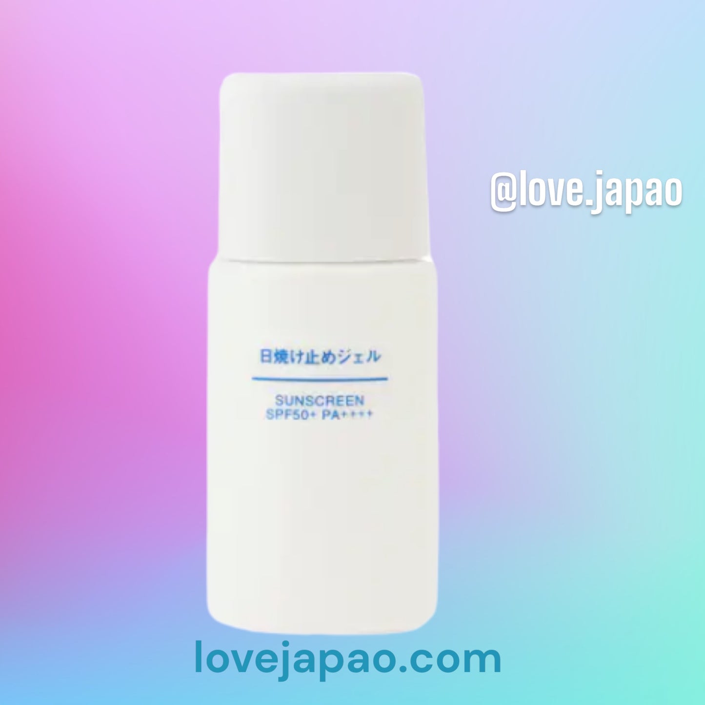 Muji Sunscreen Gel SPF50+ SPF50+・PA++++ 30mL