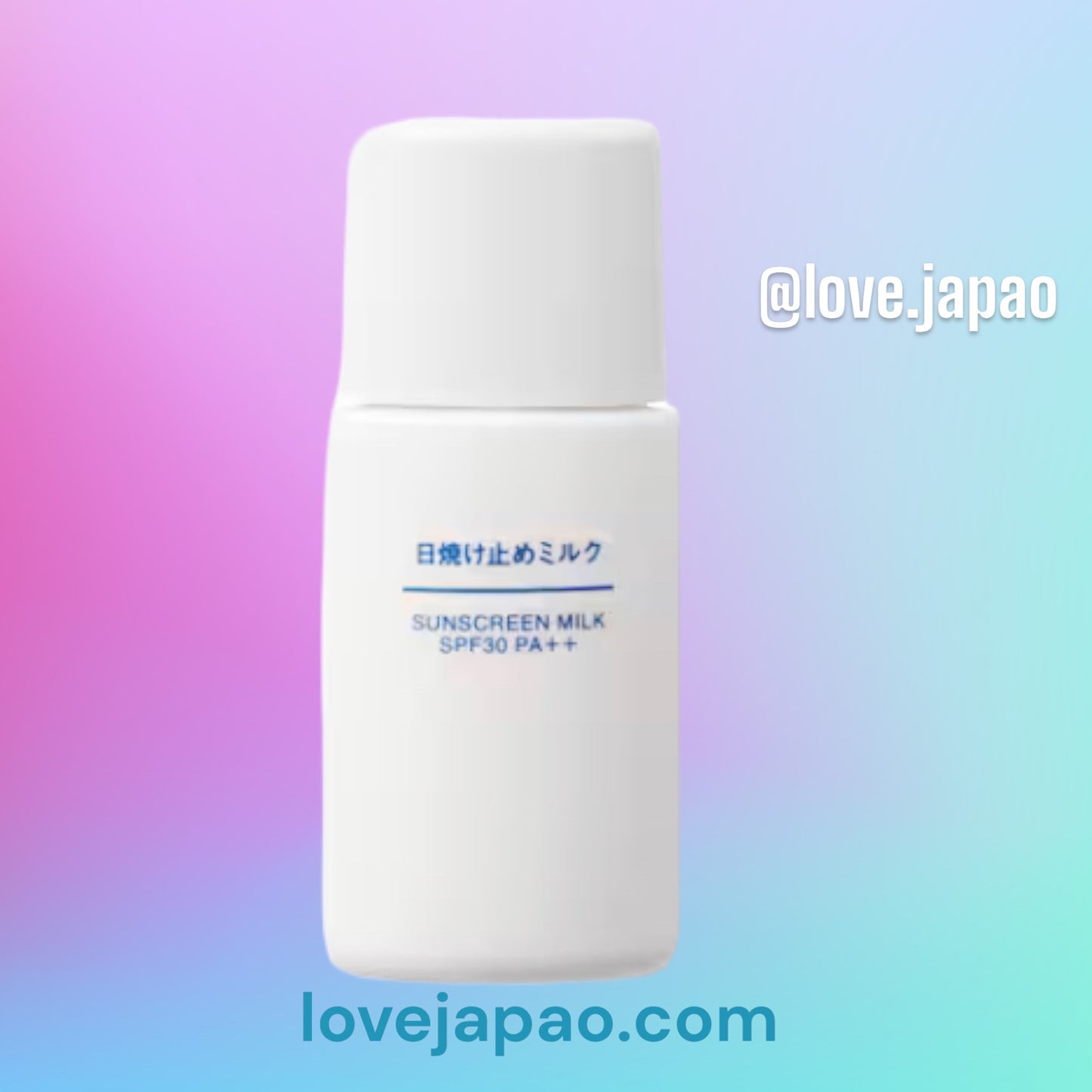 Protector solar de leche Muji SPF30・PA++ 30mL