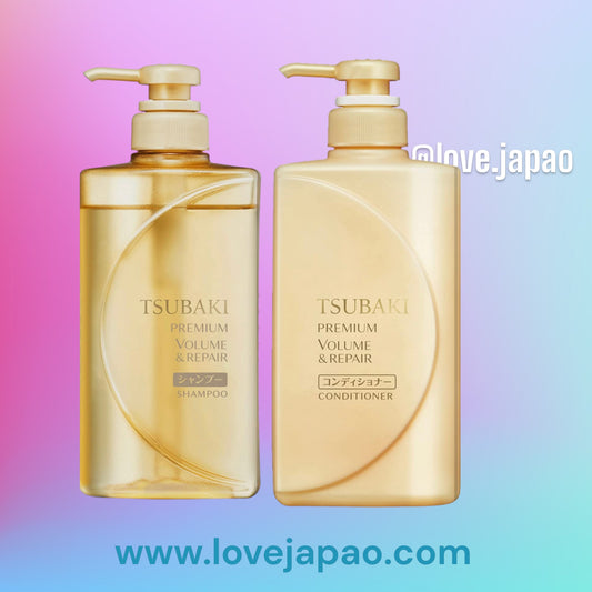 Shiseido Tsubaki PREMIUM Champú y acondicionador reparador 490ml