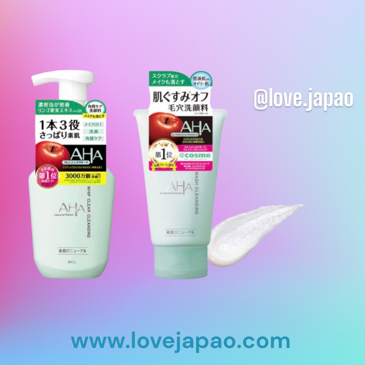 Sapone viso struccante Aha Cleansing Research BCL