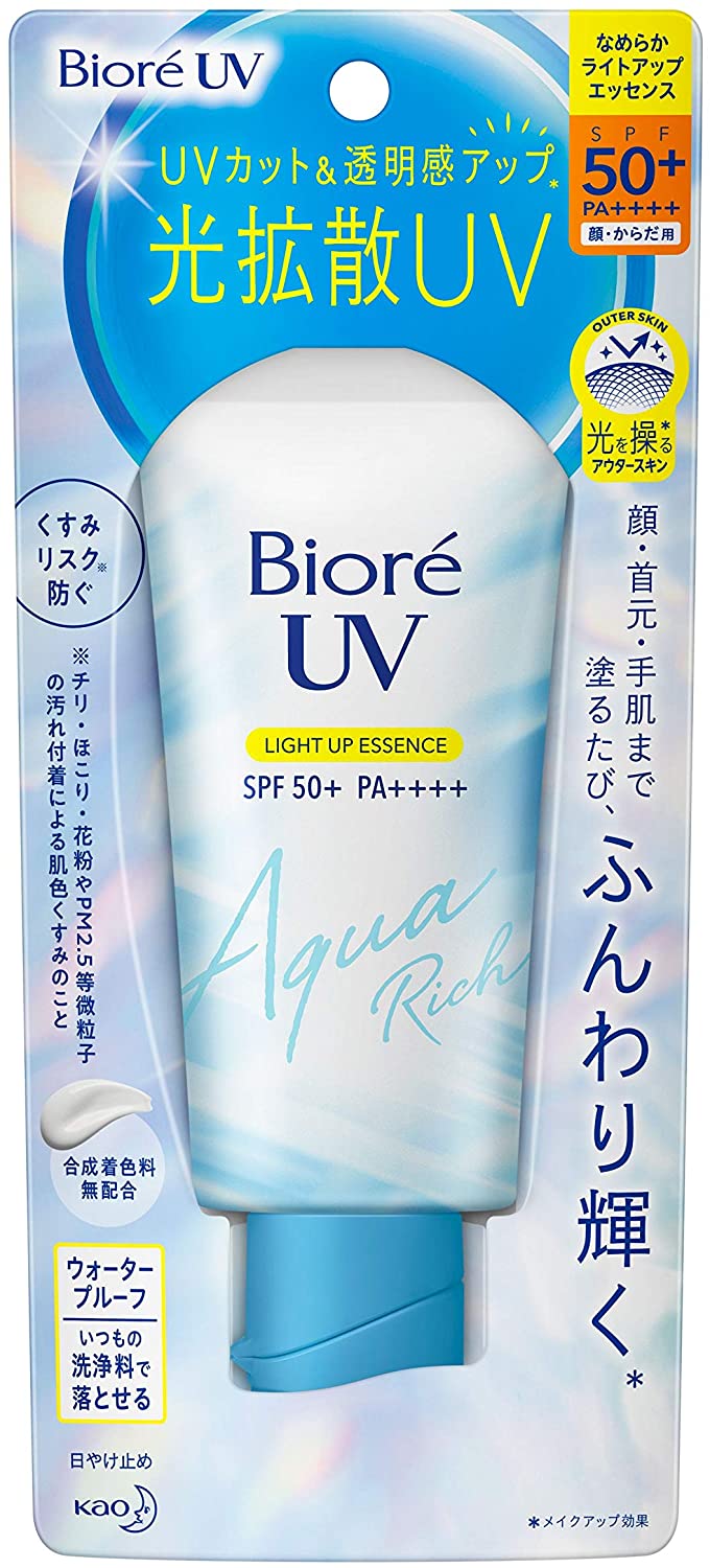 Biore UV Aqua Rich Light Up Essence (70g) SPF 50+ / PA+++ Sunscreen