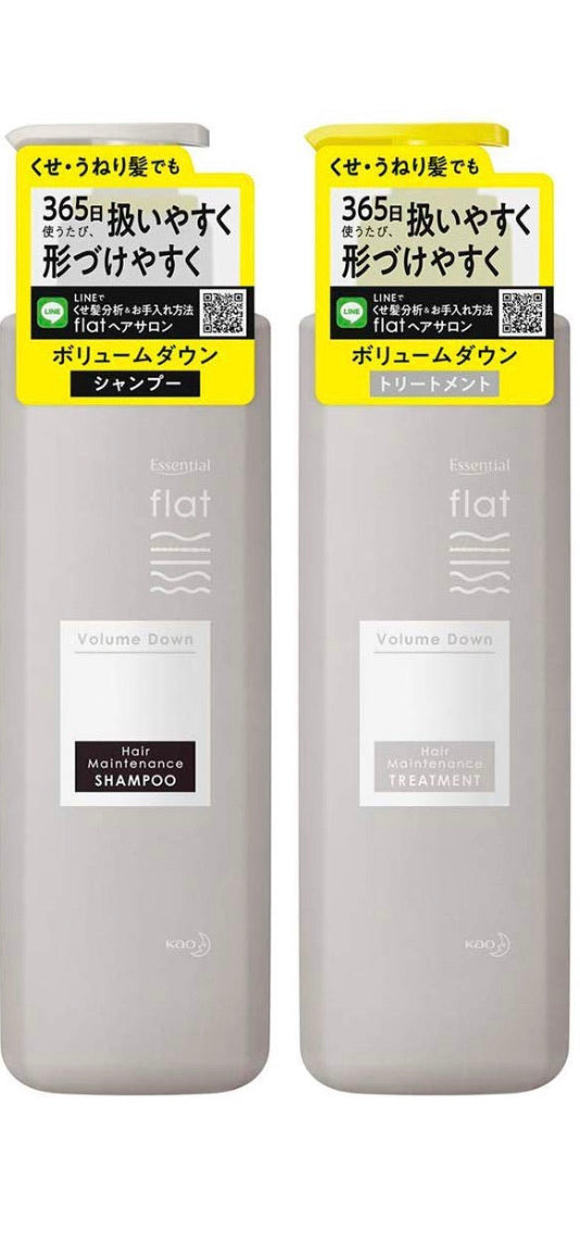 Essential Flat Volume Down - Shampoo & Treatment 500ml