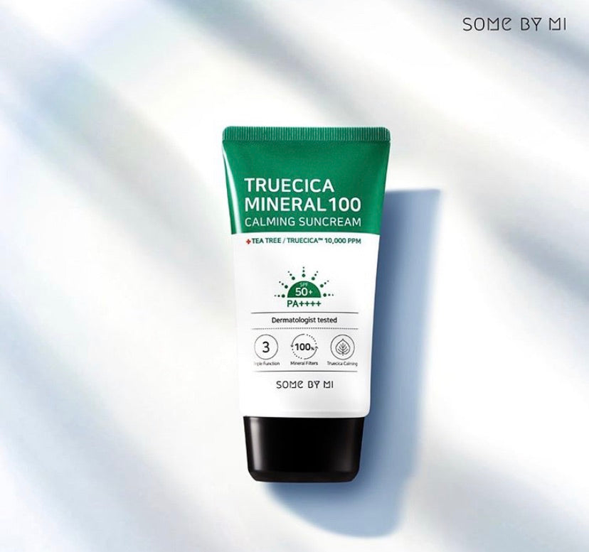 Some By Mi Truecica Mineral 100 Crema Solar Calmante SPF50+ PA++++ 50ml