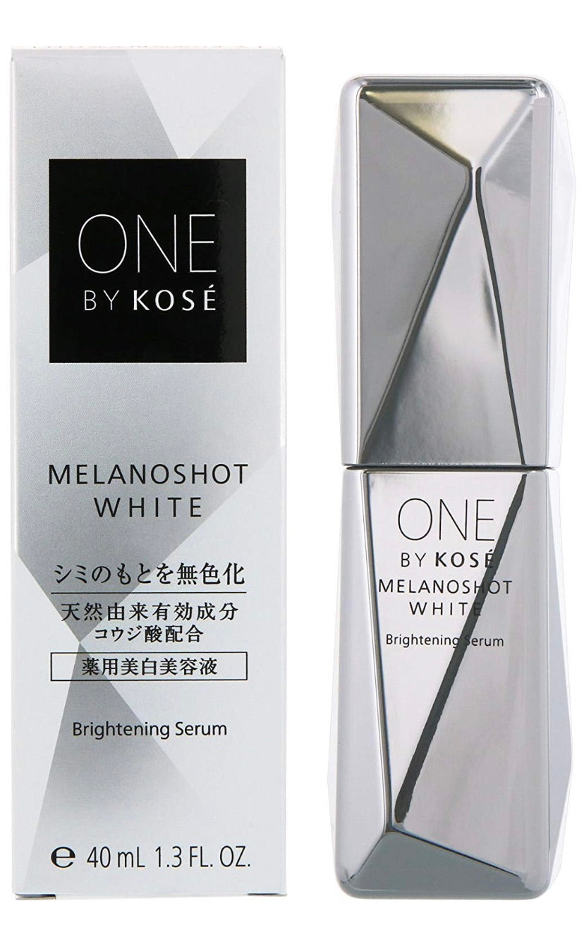 ONE By KOSE, suero iluminador Melanoshot, blanco